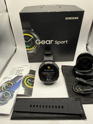 Samsung Gear Sport R600 Black Case Silicone Band SM-R600NZKAXAR