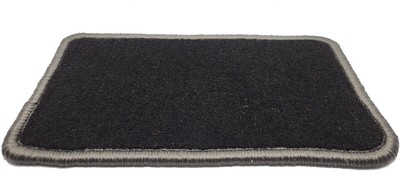 Velour Fußmatten für Subaru Forester IV 2012-2018, Schwarz x14 Rand