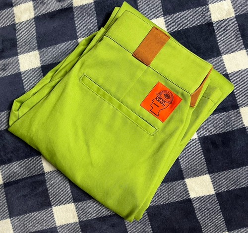 Brain Dead Fabrications Dickies Pants Lime Green Size 26.5x31.5