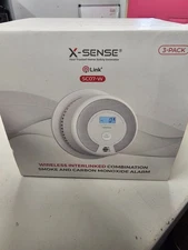 SC07 W 2-in-1 Smoke and Carbon Monoxide (CO) Alarm Combination Detector - 3 Pack