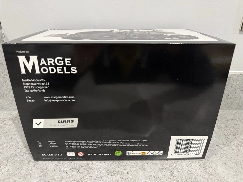 Marge Models - Claas Axion 9.450TT - Matt Black - Agritechnica - 1:32 - Mint/New - Image 4 of 4