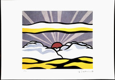 Roy Lichtenstein -  Sunrise  -  50 x 35 cm Limitierte Auflage Nr.23/150