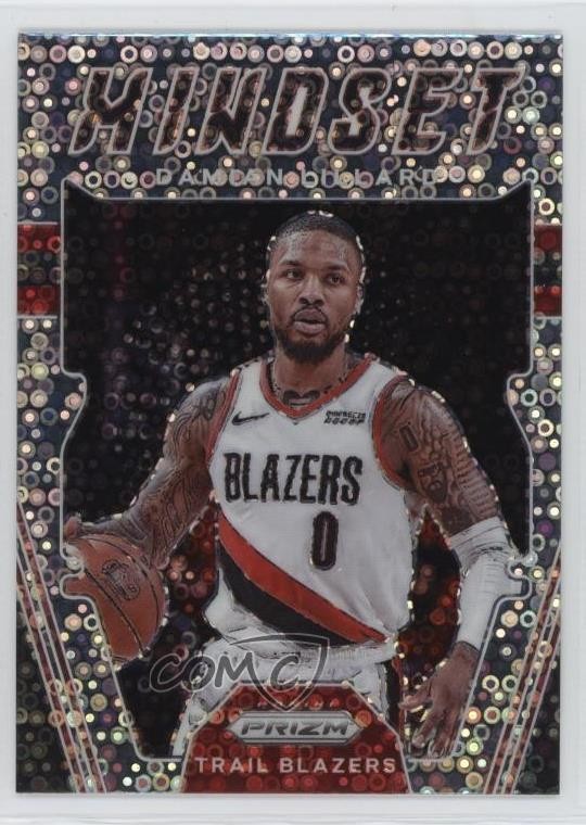 2021-22 Panini Prizm Mindset Fast Break Prizm Damian Lillard #1 d0b