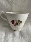Allyn Nelson Collection FBC Teacup & Saucer Red & White Roses Floral (267e) — photo 5