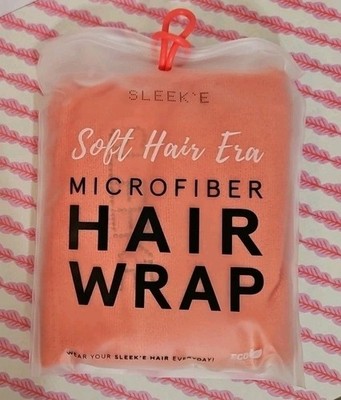 Sleeke Hair Towel Wrap Microfiber Hair Wrap Towel Coral
