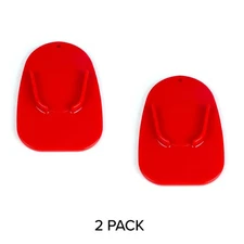 2FastMoto Kickstand Sidestand Pad - 2/Pack - Red 15-6006Rx2