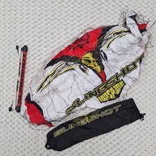 Slingshot Wasp One Kite with Control Bar and Bag Kiteboarding   White/Red