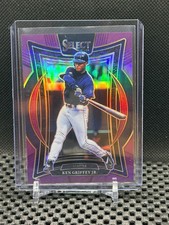 Ken Griffey Jr. 2025 Select -  Concourse - Purple Prizm #32/75 - #33 Mariners