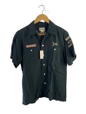 WACKO MARIA Short Sleeve Shirt S Rayon NVY