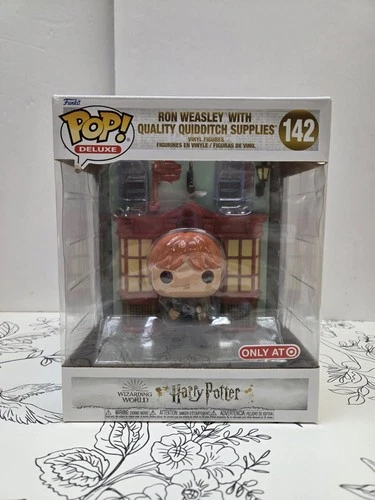 Funko Pop! Deluxe: Harry Potter - Ron Weasley with Quality Quidditch Supplies
