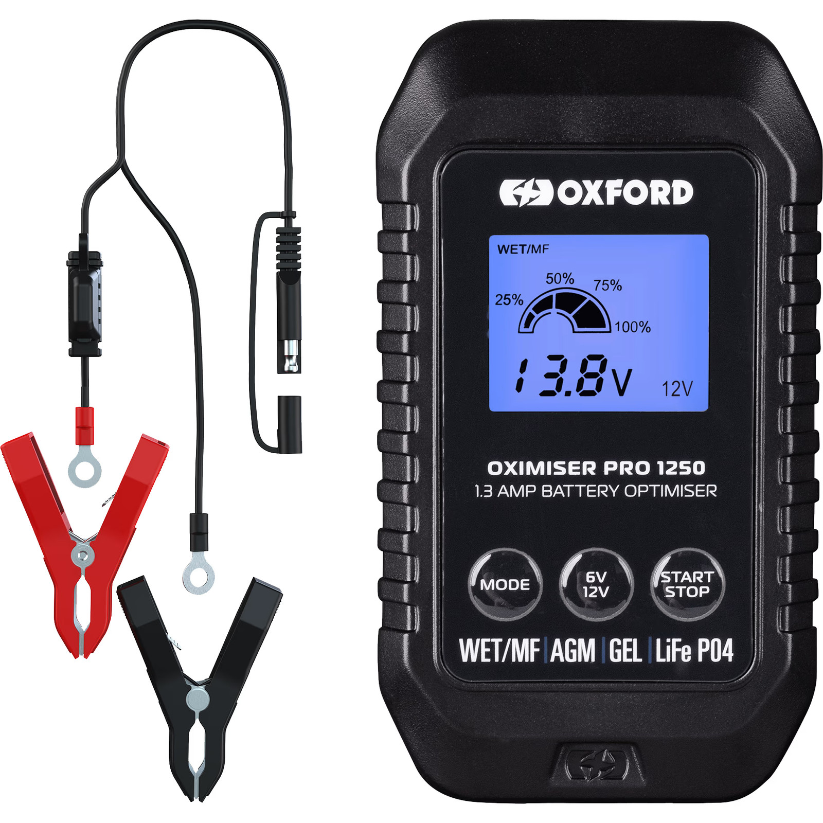 Oxford Oximiser Pro 1250 Motorcyle Motorbike Battery Charger