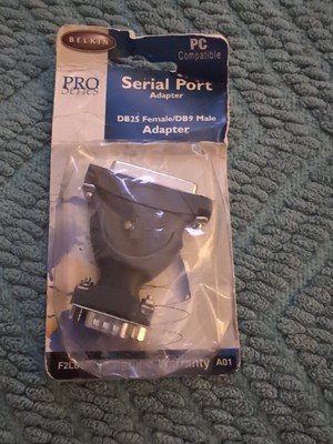 DB9 9Pin Male to DB25 25Pin Female Port Serial RS232 Adapter Converter Connector