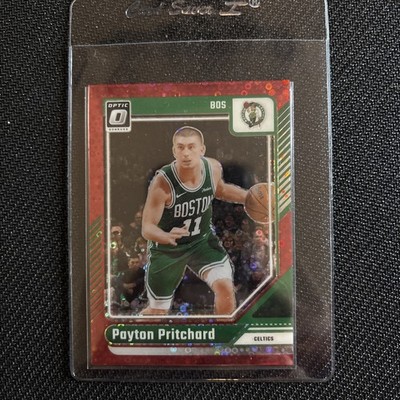 2024-25 Donruss Optic #164 Payton Pritchard Red Disco Fast Break Prizm /75 NBA