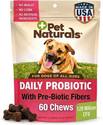 Daily Probiotic Soft Chews for Dogs, Digestive and Immune Support Supplement, 1