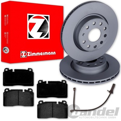 Zimmermann BREMSSCHEIBEN 345mm + BELÄGE VORNE passend für AUDI A6 A7 C7 4G