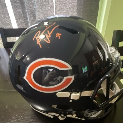 Brian Urlacher Autographed Chicago Bears Football Helmet Beckett Authenticated