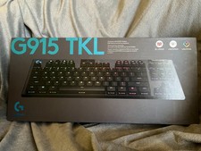 Logitech 915 TKL wireless gaming keyboard in black. Original box, gently used