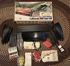 Vintage Mattel Hot Wheels Sizzlers Fat Track California 500 Race Set 1970 w/ Box