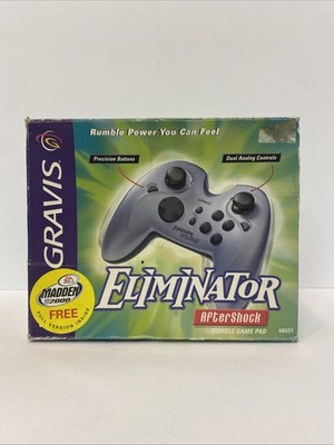Rare Madden 2000 Gravis Eliminator AfterShock PC MAC Ganing Controller ~ NIB