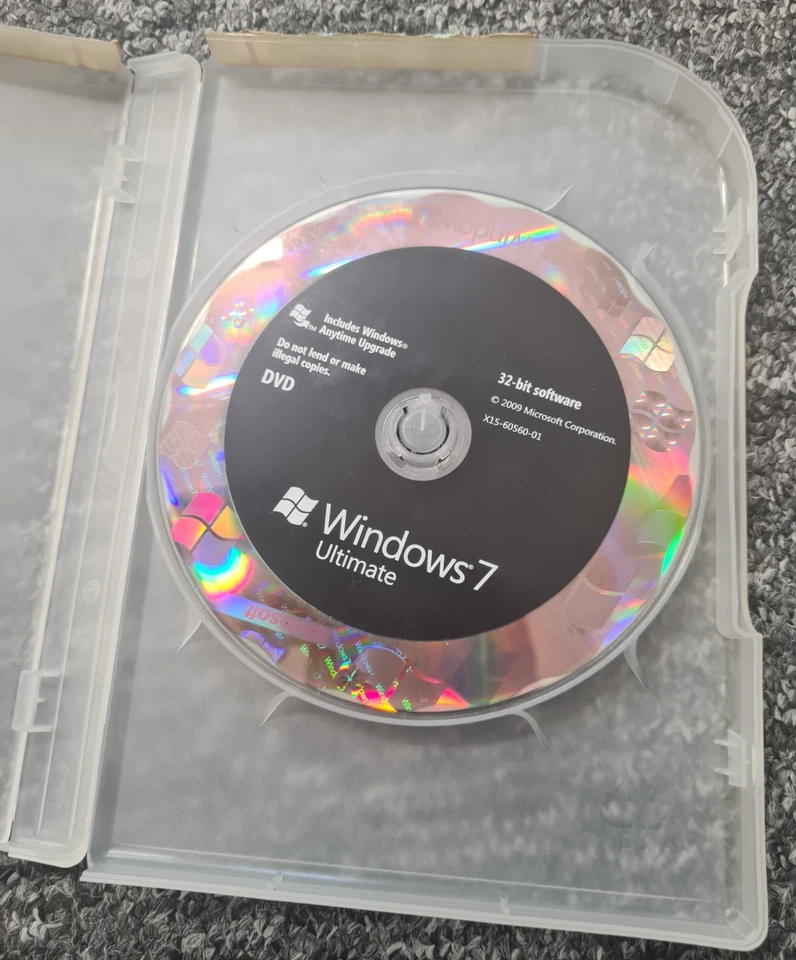Microsoft Windows 7 Ultimate 32bit And 64bit Discs With Product Key - Image 3 of 4