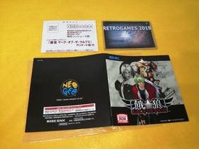 GAROU MARK OF THE WOLVES for Neogeo AES SNK REG CARD