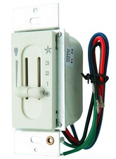 Hunter Dual Slide Ceiling Fan Wall Control Switch - for Hunter & Casablanca
