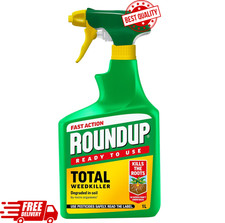 Roundup Total Fast Action Weed Killer, 1 Litre, Free & Fast Shipping All Over UK 8.45 per litre