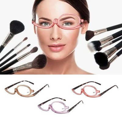 Faltbare drehbare Make-up Lesebrille buntes Gestell 1,0 bis 4,0 Dioptrien UK