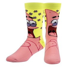 Odd Sox   Patrick SpongeBob   Nickelodeon Cartoon Crew Socks   Large,