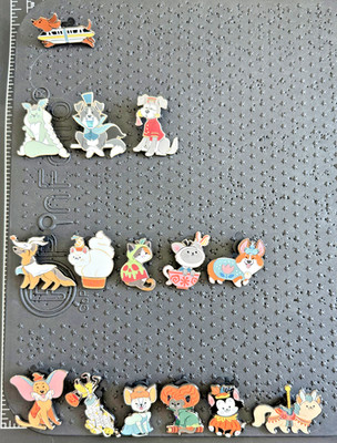Disney Halloween Cat and Dog Pins (your pick)