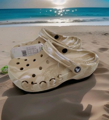 Crocs Unisex Baya Marbled Clog Chai Multi - US Men 5 Women 7 EU 37-38 Brand New