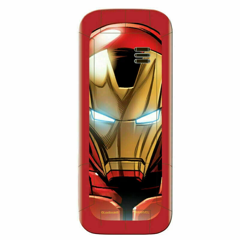 Teléfono Lexibook Iron Man Marvel Doble Sim 2G Desbloqueado Cualquier 2G Netwok Tarjetas SIM Gratuitas Foto 3 de 4