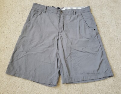 Mens Lululemon Graph Check Stretch ABC Commission Casual 10  Short 36 Gray