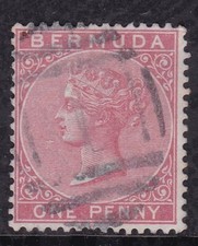 Bermuda 1886 Victoria 1d Fine Used SG 23 VGC