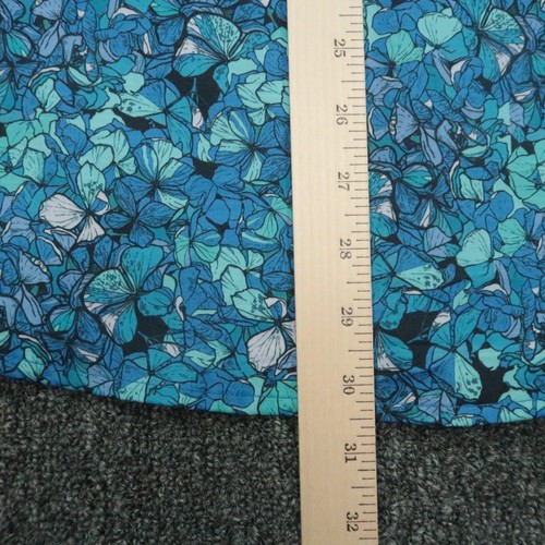 Robert Graham Shirt Men Extra Large Blue Bedford Classic Fit Floral Short Sleeve - Picture 7 of 8