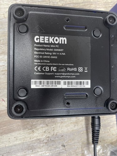 Intel GM08i5T Mini PC - i5 8259U - 16GB RAM 500GB NEW OUT BOX - Picture 6 of 8