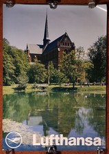 Lufthansa Vintage Travel Poster " Bad Doberan "