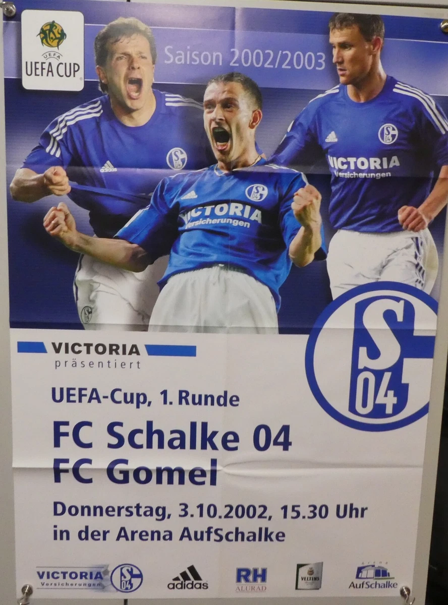 Poster Schalke 04 - Affiche Ouverture Saison 26.07.2009 - 59x83,5 Cm