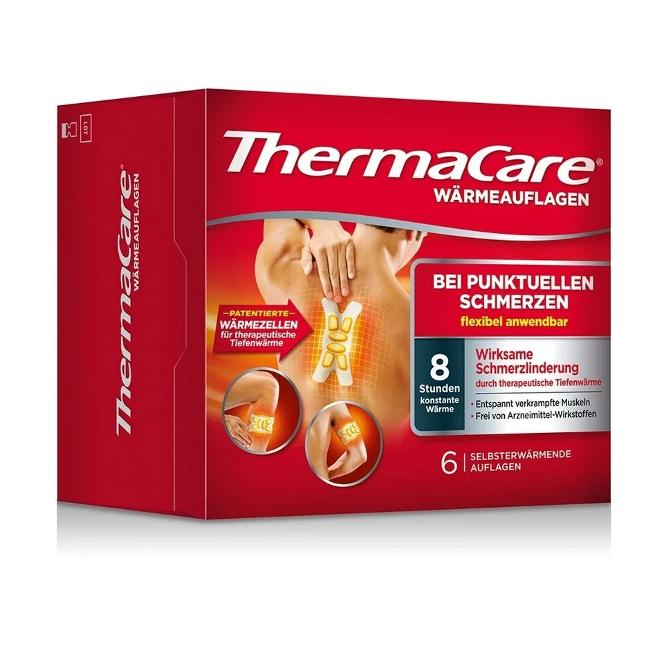 ThermaCare Wärmeauflagen bei punktuellen Schmerzen, 6 Auflagen, PZN 13784693