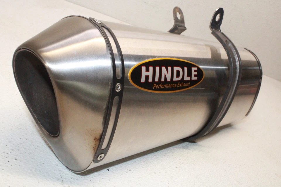 09-25 KAWASAKI ZX6R ZX636 HINDLE TUBO DE ESCAPE DE AÇO INOXIDÁVEL SILENCIADOR SLIP ON - Imagem 2 de 4