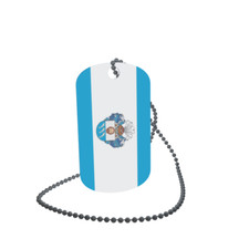 Dog Tag Flag Barth Dog Tag Aluminium 30 x 50mm