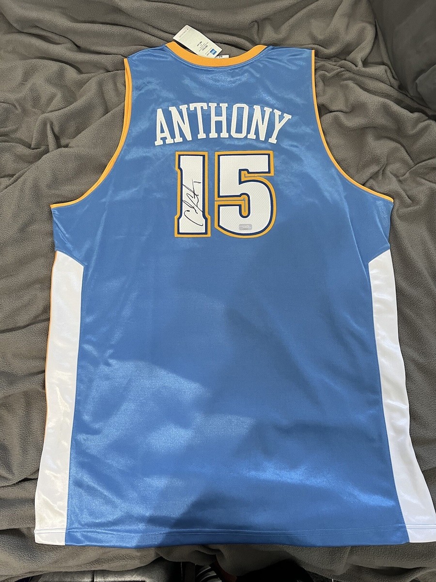 Carmelo Anthony Signed Authentic Denver Nuggets Jersey