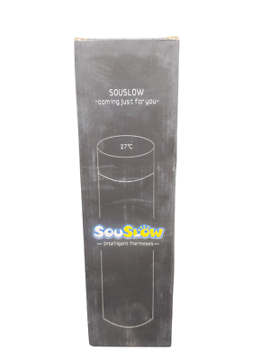 Bouteille Isotherme Intelligente Souslow - 500 Ml - Noir - Avec Affichage Température