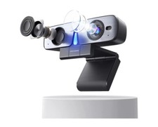 ROCWARE RC08 Webcam-2K HD Webcam W/ Microphone  Speaker-5X Faster TOF Autofocus