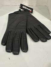 IGLOO Brand BLACK LEATHER WOMEN'S GLOVES THINSULATE INSULATION SZ S/M