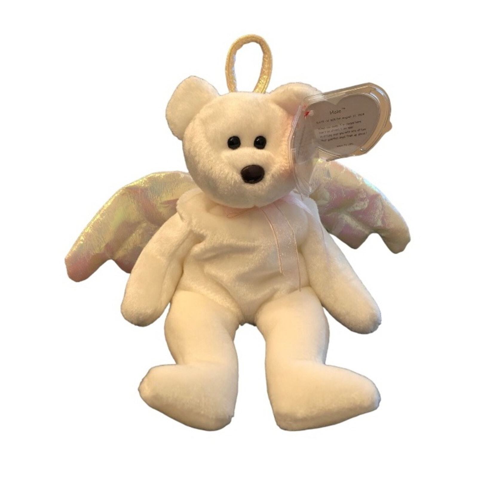 NWT Vintage Ty Beanie Babies Halo Angel Stuffed Animal Beanie Baby