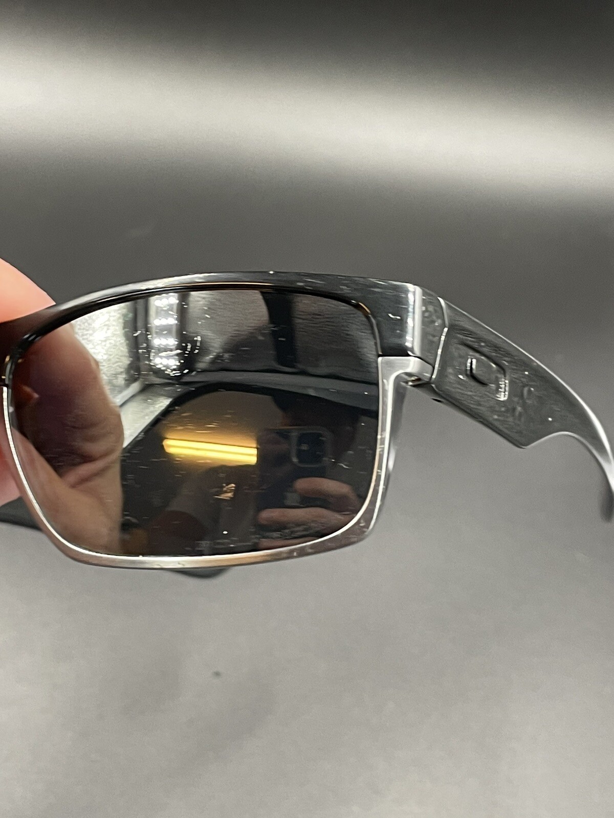 Oakley TwoFace Polished Black w/ Black Iridium Polarized Lenses eBay