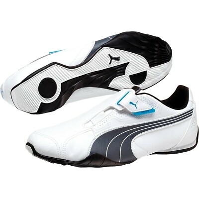 PUMA 'Redon Move' Men's Sneakers Slip-On Casual Shoes White 9 NO LACES ***NIB***