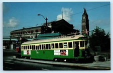 POSTCARD Seattle Metro 272 99 Waterfront Trolley Line Washington Train