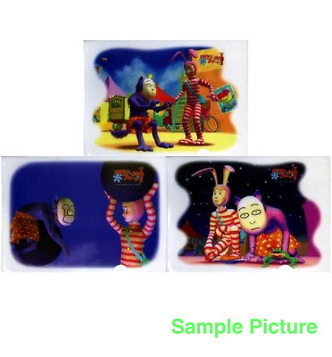 RARE! Popee the Performer Clear A4 size File Folder 3pc Set